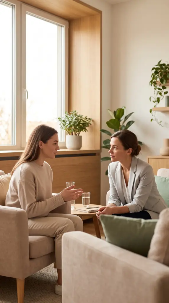 Woman discussing a persistent health concern with a doctor